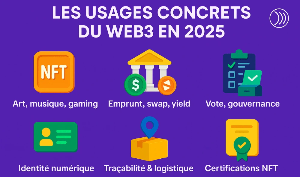 Les usages concrets du Web3 en 2025