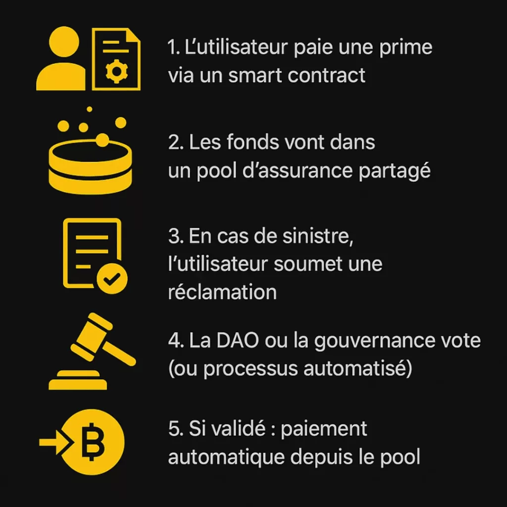 Fonctionnement d'une assurance DeFi